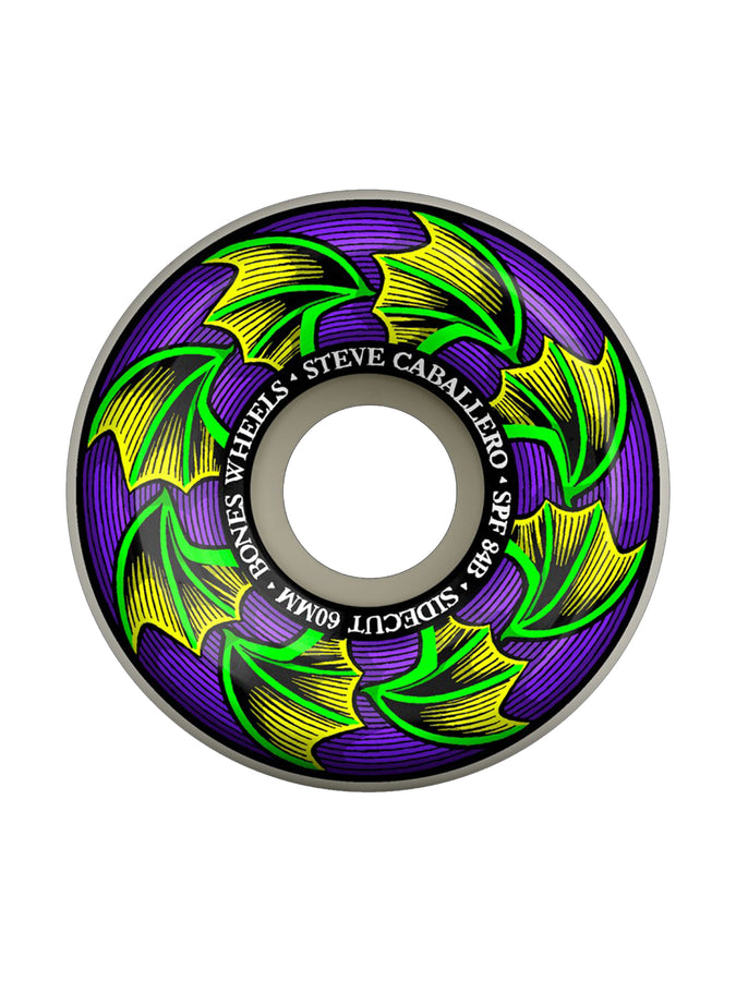 Bones Spf Sidecuts Caballero Bat Wings Skateboard Wheels | WHITE