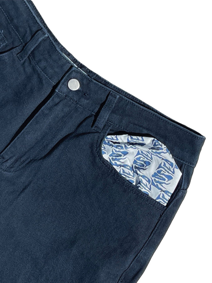 Frosted Wavy Jeans Fall 2025 | NAVY