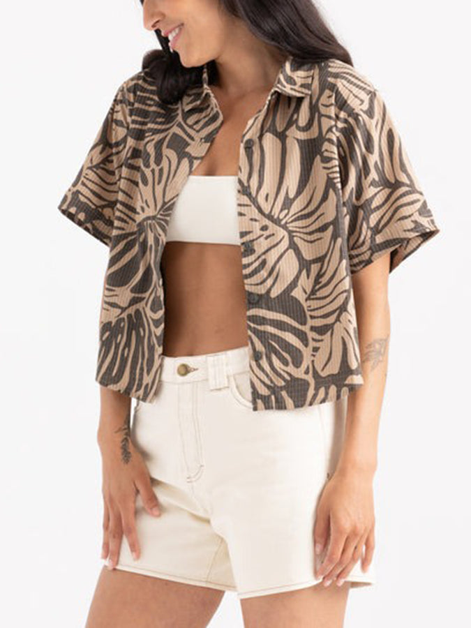 Roark Bless Up Camp Buttondown Shirt Spring 2026 | KHAKI (KHA)