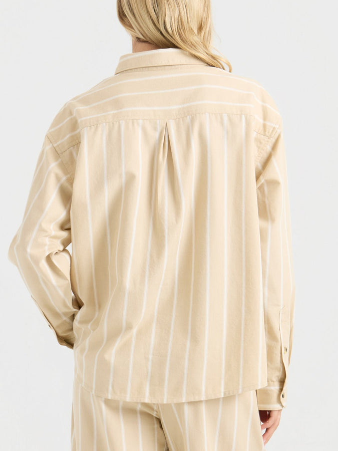 Roark Costa Long Sleeve Buttondown Shirt Spring 2026 | SAND (SAN)