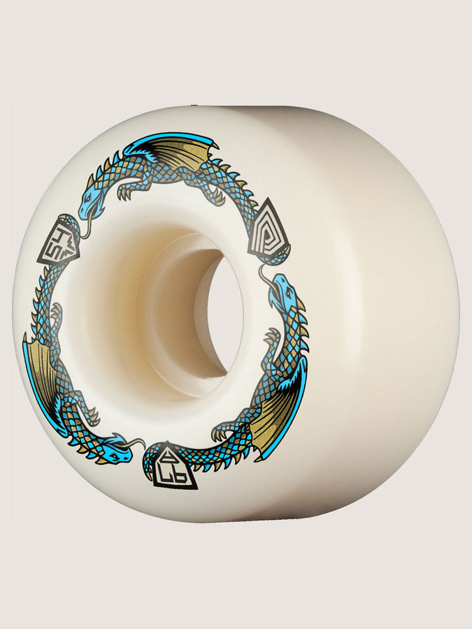 Powell Dragon Formula V4 97A Blue Skateboard Wheels | NATURAL