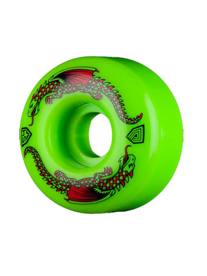 Powell Dragon Formula 93A 53mm x 33mm Green Skateboard Wheels