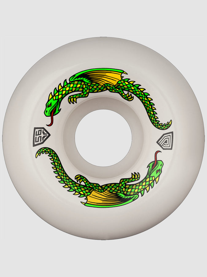 Powell Dragon Formula 93A 58mm x 33mm Skateboard Wheels 2025 | NATURAL
