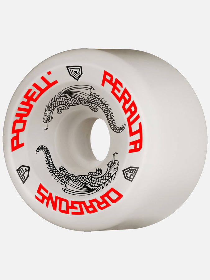 Powell Dragon Formula 93A 64mm Skateboard Wheels 2025 | NATURAL