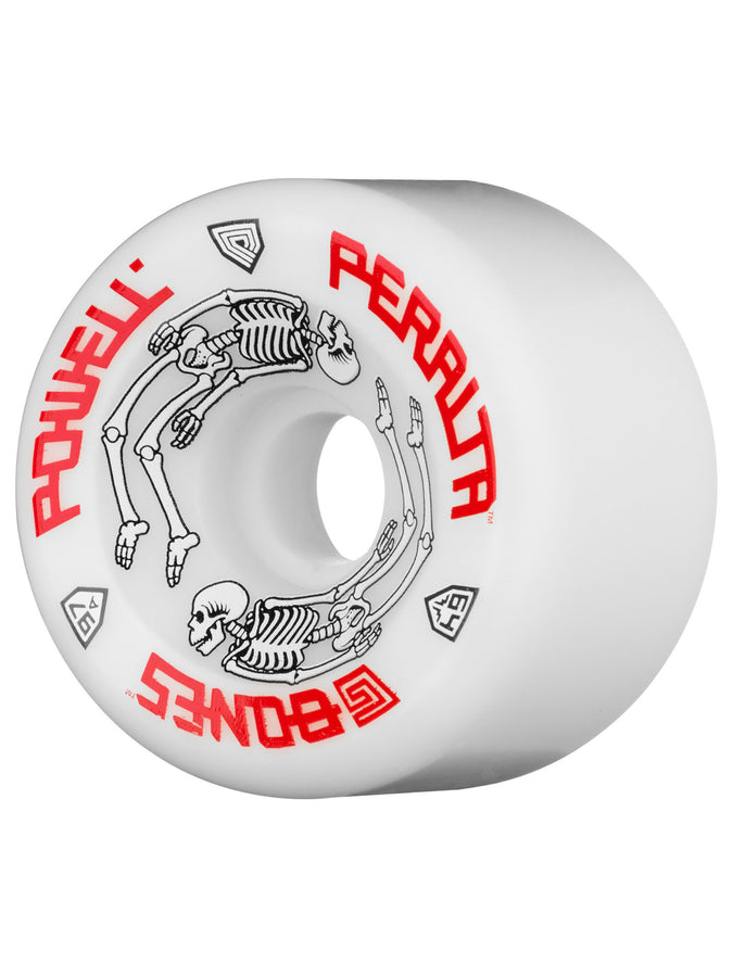 Powell-Peralta G-Bones White Skateboard Wheels | WHITE