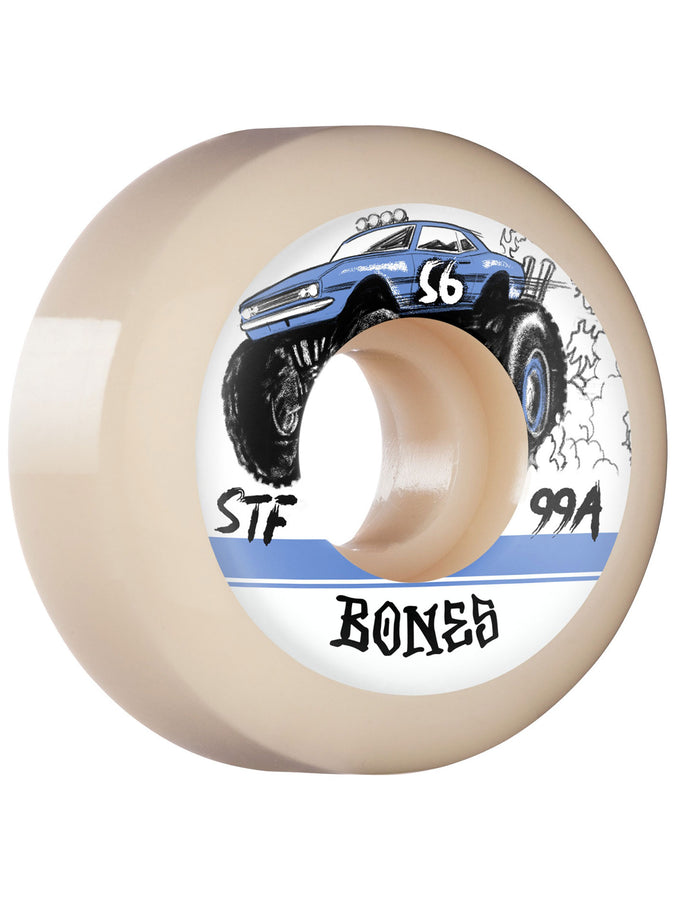 Bones STF V5 Sidecut Big Rigs Skateboard Wheels | NATURAL