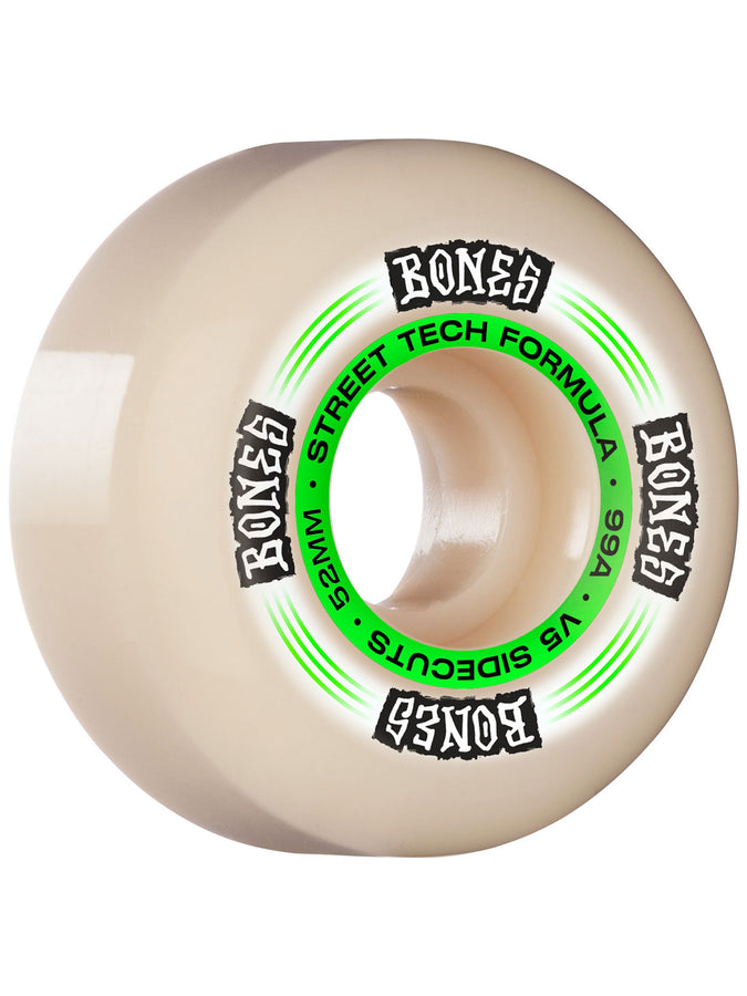 Bones STF V5 Sidecut Regulators 99A Skateboard Wheels | NATURAL