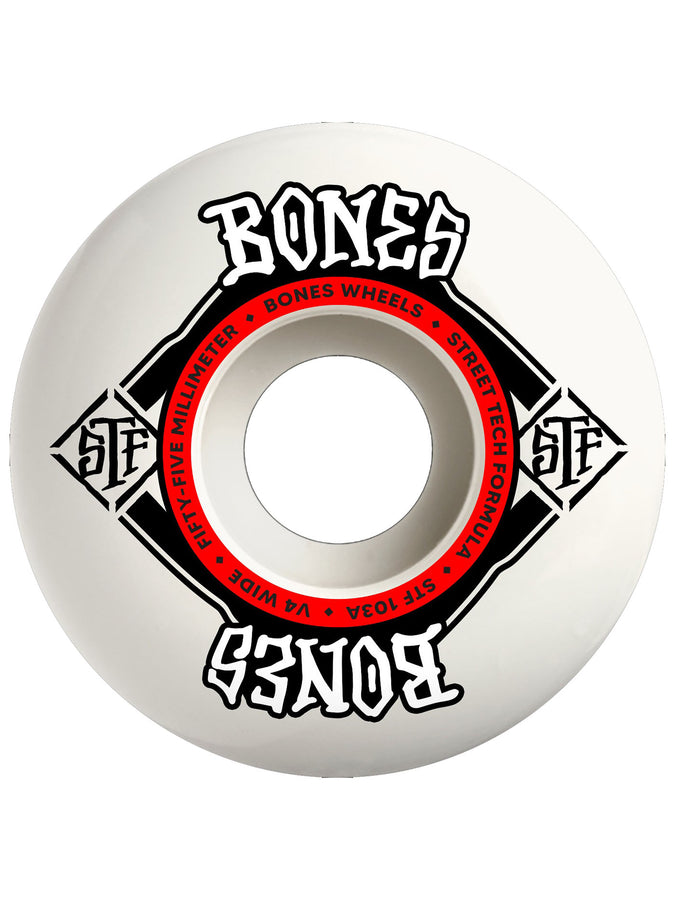 Bones STF Wides V4 99A Skateboard Wheels 2025 | NATURAL