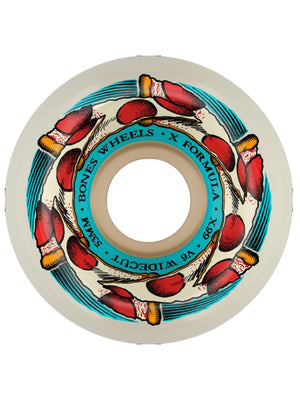 Bones X-Formula V6 Widecut Deep Dish Skateboard Wheels