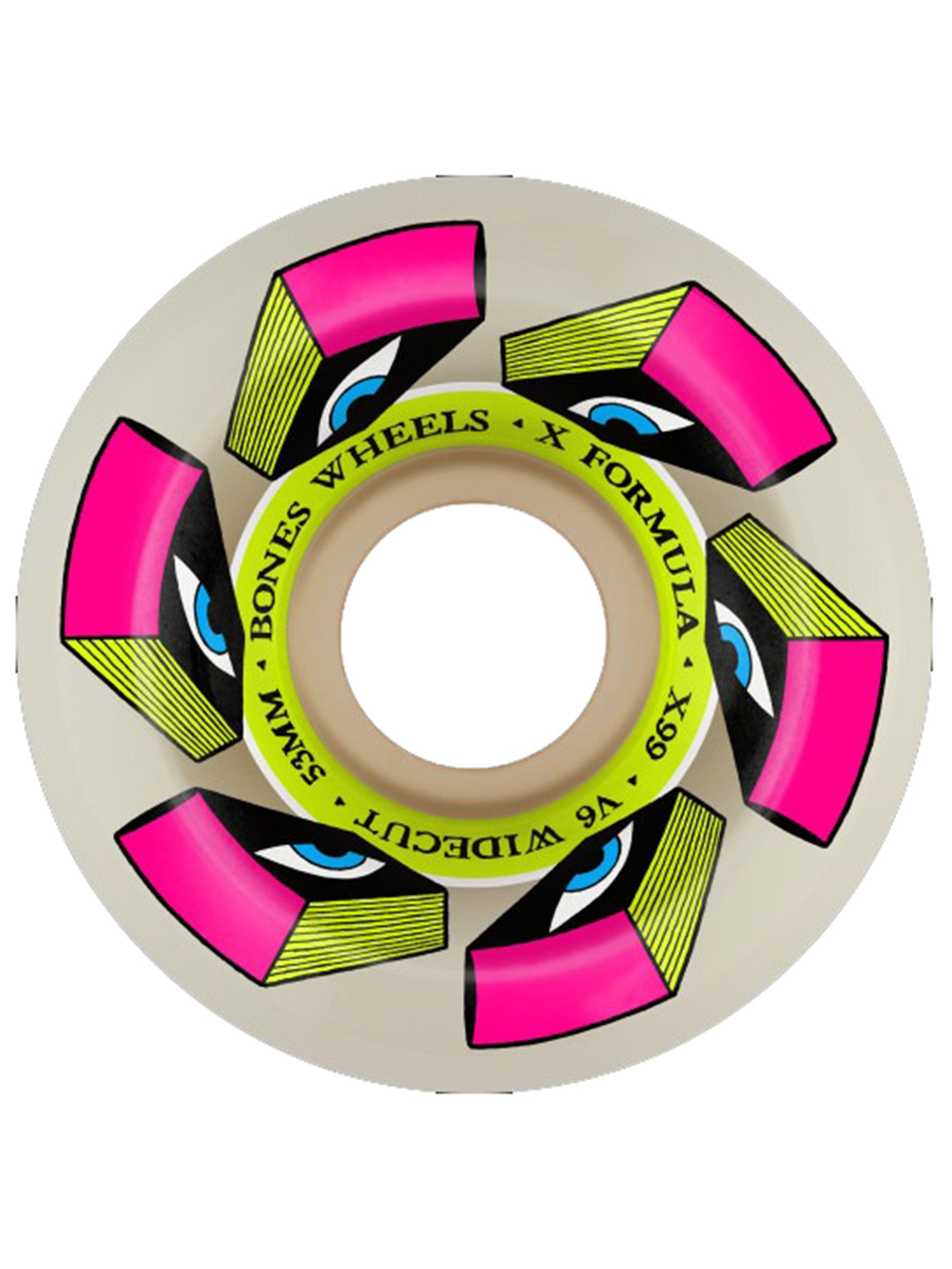 Bones X-Formula V6 Widecut Look Book Skateboard Wheels