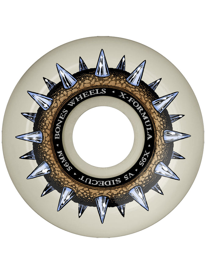 Bones X-Formula Sidecut Street Cleats Skateboard Wheels 2025 | NATURAL