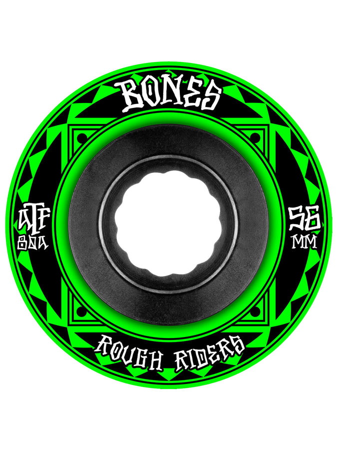 Bones ATF Rough Riders Runners Skateboard Wheels 2025 | GREEN