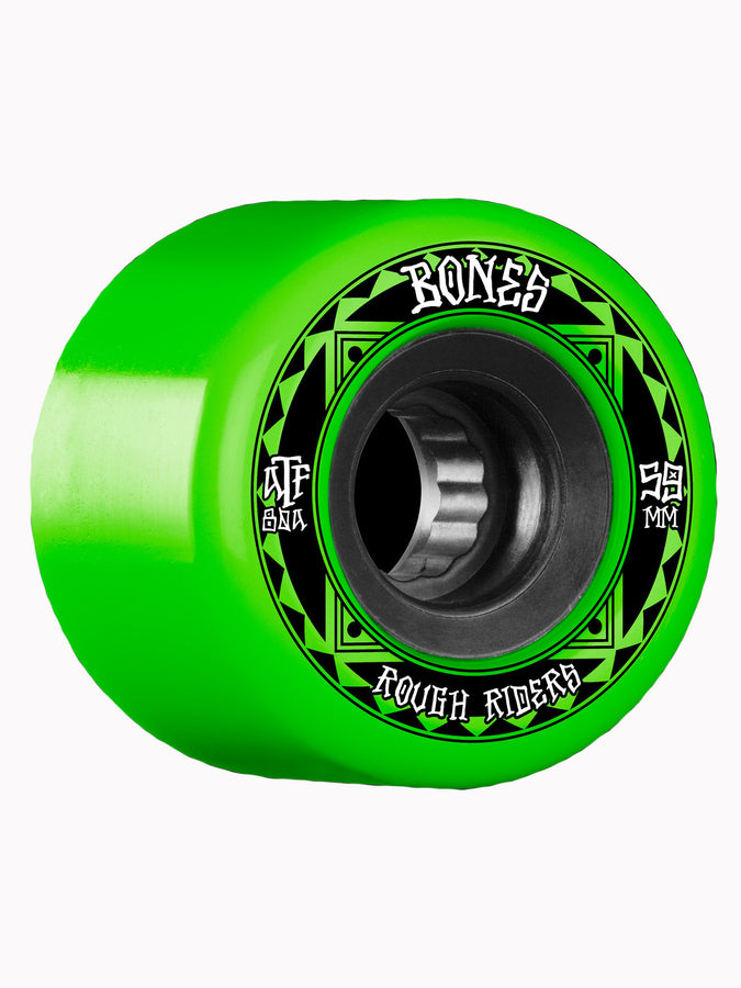 Bones ATF Rough Riders Runner Skateboard Wheels | GREEN