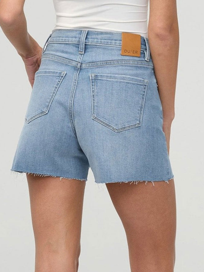 Duer Perfomance Denim Plus High Rise Relaxed Vintage Seaside Shorts Spring 2026 | VINTAGE SEASIDE (VIS)