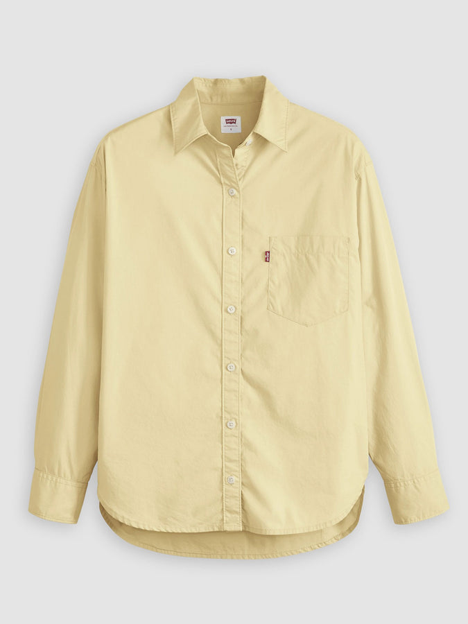 Levis Harlie Boyfriend Vanilla Buttondown Shirt Spring 2026 | FRENCH VANILLA GD