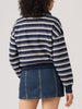 Levis Everyday Quarter Zip Ruby Stripe Navy Sweater Fall 2026