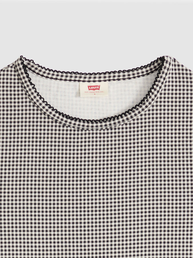 Levis Dry Goods Patricia Printed Check T-Shirt Spring 2026 | ANTHRACITE NIGHT (0002)