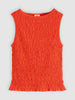 Levis Bella Smocked Signal Red Tank Top Summer 2026