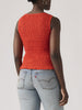 Levis Bella Smocked Signal Red Tank Top Summer 2026