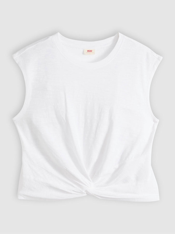 Levis Jemma Knot Bright White T-Shirt Spring 2026 | BRIGHT WHITE