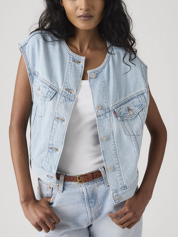 Levis Collarless Shrunken 90s Of Course Jacket Spring 2026 | OF COURSE (0001)