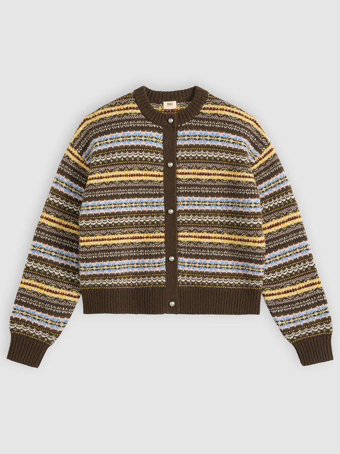 Levis Charlotte Lea Fairisle Java Cardigan Fall 2026 | JAVA (0003)