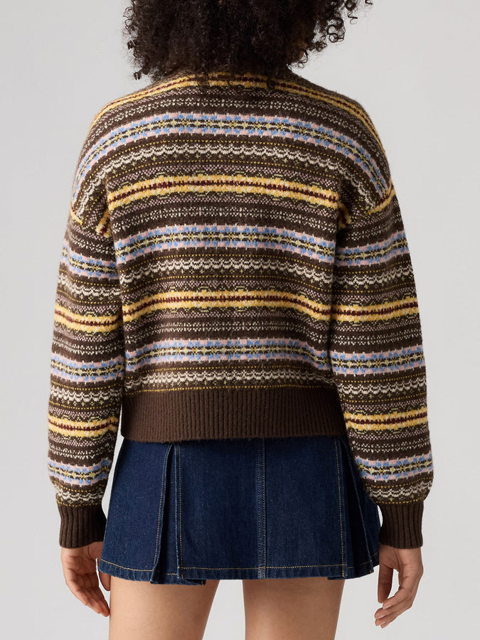 Levis Charlotte Lea Fairisle Java Cardigan Fall 2026 | JAVA (0003)