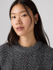 Levis Charlotte Pointelle Dark Charcoal Sweater Fall 2026