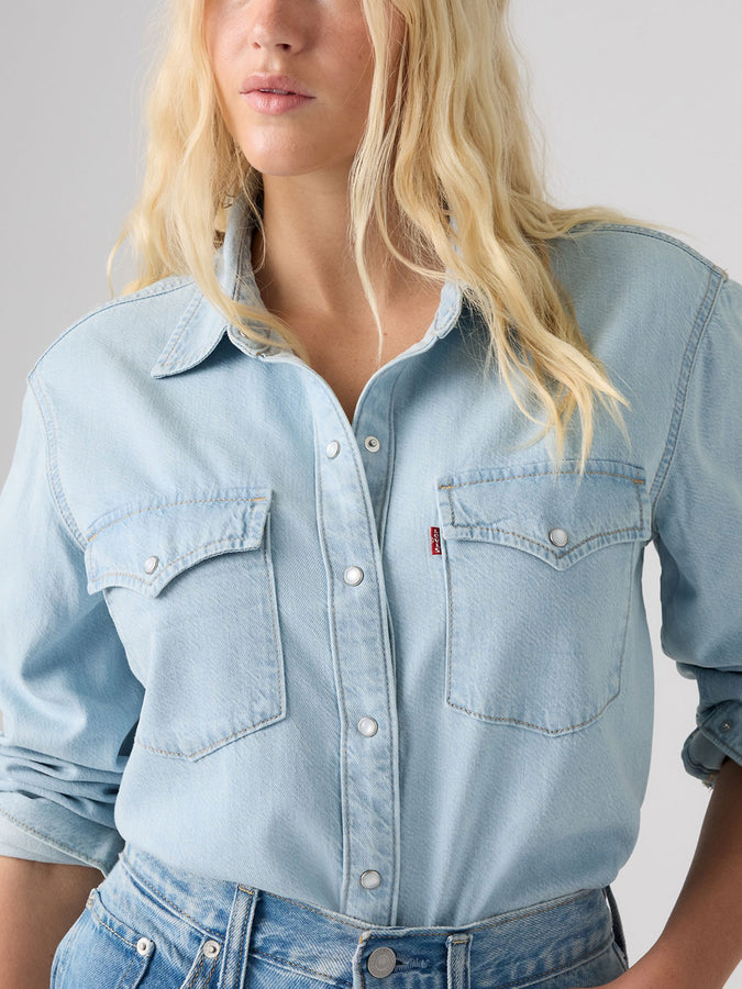 Levis Evans Relaxed Western L/S Buttondown Shirt Fall 2026 | EASY TRAIL LIGHT (0005)