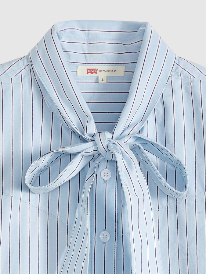 Levis Judice Western Sherman Strpe Buttondown Shirt Fall 2026 | ANGEL FALLS (0002)