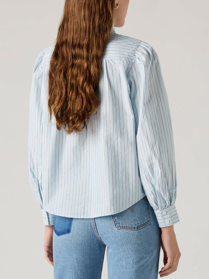 Levis Judice Western Sherman Strpe Buttondown Shirt Fall 2026 | ANGEL FALLS (0002)
