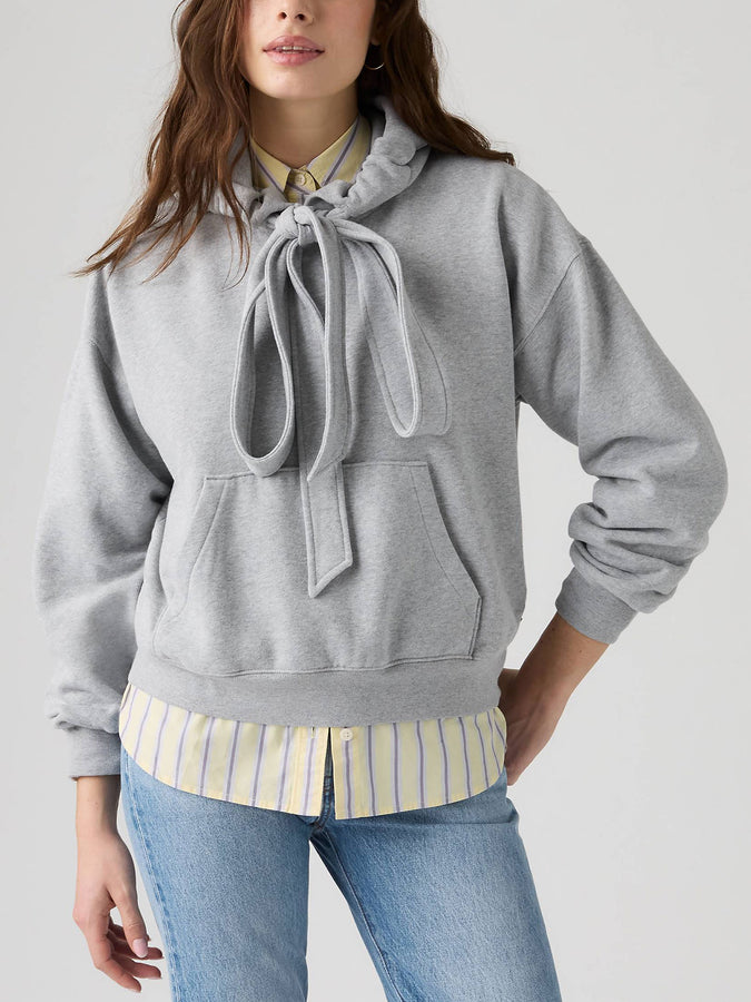 Levis Vintage Tied-Up Silver Heather Gray Hoodie Fall 2026 | SILVER HEATHER GRAY (0000)