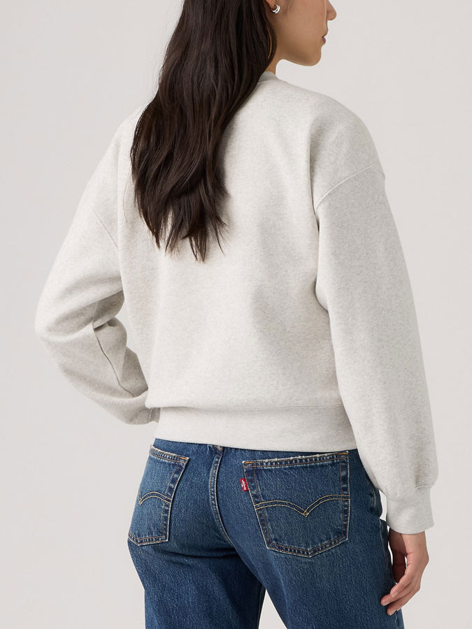 Levis Everyday Frosty Grey Crewneck Sweatshirt Fall 2026 | FROSTY GREY HEATHER (0010)