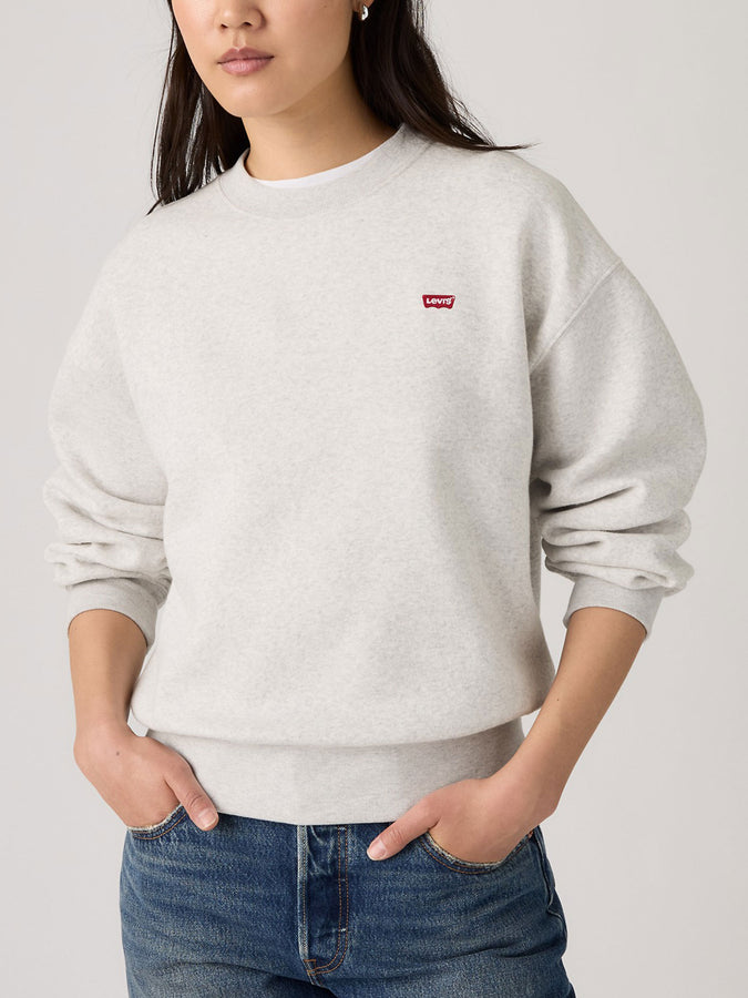 Levis Everyday Frosty Grey Crewneck Sweatshirt Fall 2026 | FROSTY GREY HEATHER (0010)