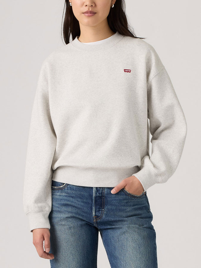 Levis Everyday Frosty Grey Crewneck Sweatshirt Fall 2026 | FROSTY GREY HEATHER (0010)