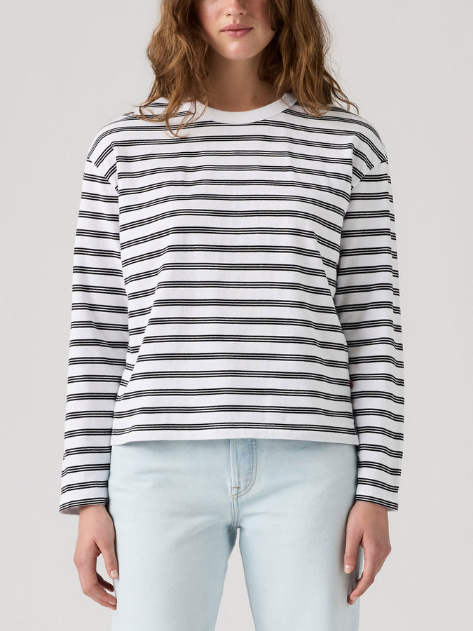Levis Vintage Paloma Stripe Bright White T-Shirt Fall 2026 | BRIGHT WHITE (0002)