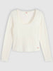 Levis Dry Good Pointelle Lace Egret L/S T-Shirt Fall 2026