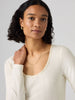 Levis Dry Good Pointelle Lace Egret L/S T-Shirt Fall 2026
