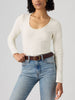 Levis Dry Good Pointelle Lace Egret L/S T-Shirt Fall 2026