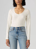 Levis Dry Good Pointelle Lace Egret L/S T-Shirt Fall 2026