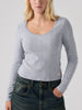 Levis Dry Goods Pointelle Lace Heather Gray T-Shirt Fall 2026