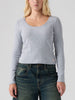 Levis Dry Goods Pointelle Lace Heather Gray T-Shirt Fall 2026