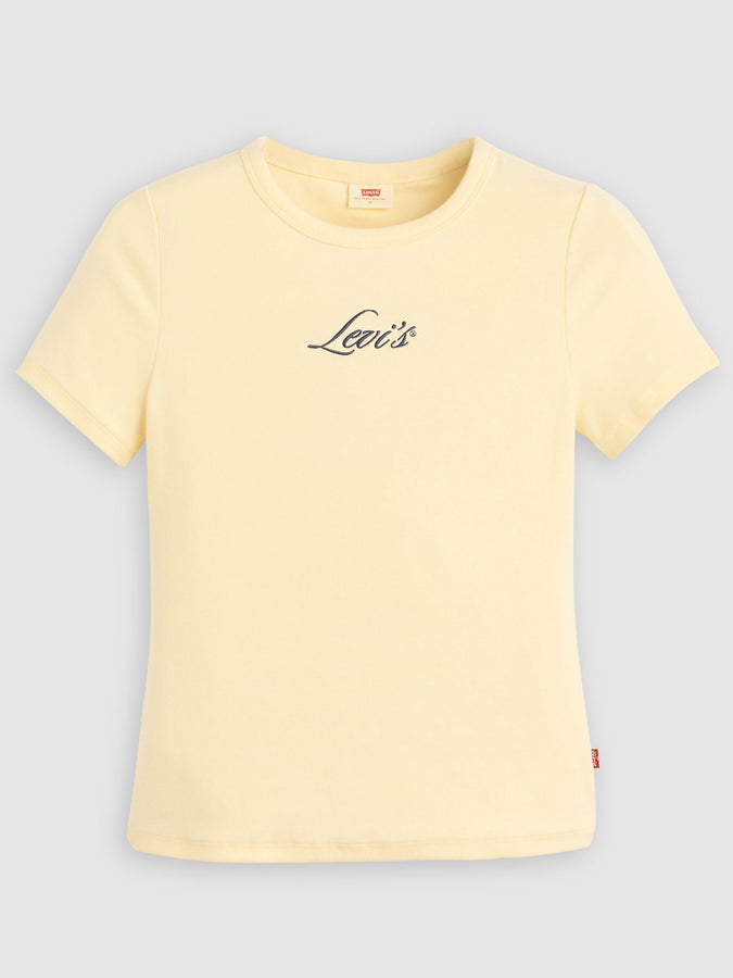 Levis GR Hayes SSNL Script Emb Pear Sorbet T-Shirt Fall 2026 | PEAR SORBET (0008)