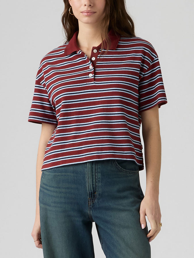 Levis Didion Burgundy Milano Warm Cabernet Polo Fall 2026 | WARM CABERNET (0000)