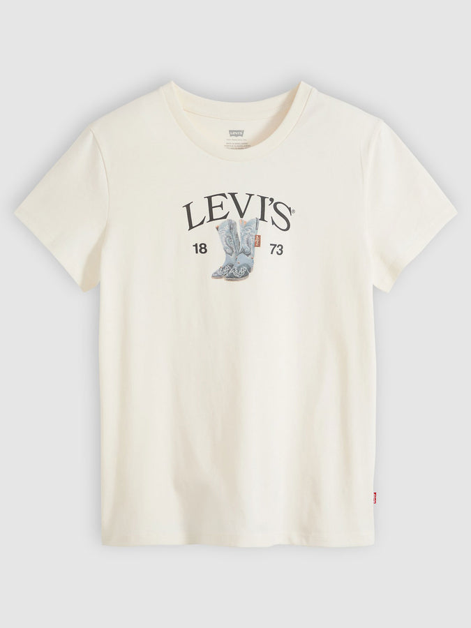 Levis The Perfect Tee Levi's Denim Boots T-Shirt Fall 2026 | EGRET (3509)