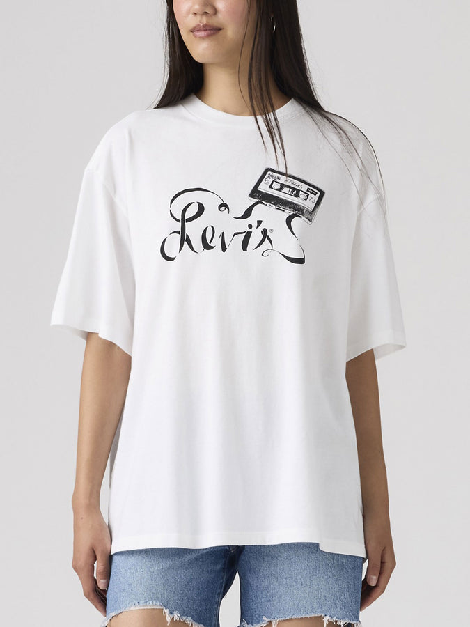 Levis Graphic Levis Tape Bright White T-Shirt Spring 2026 | BRIGHT WHITE (0104)