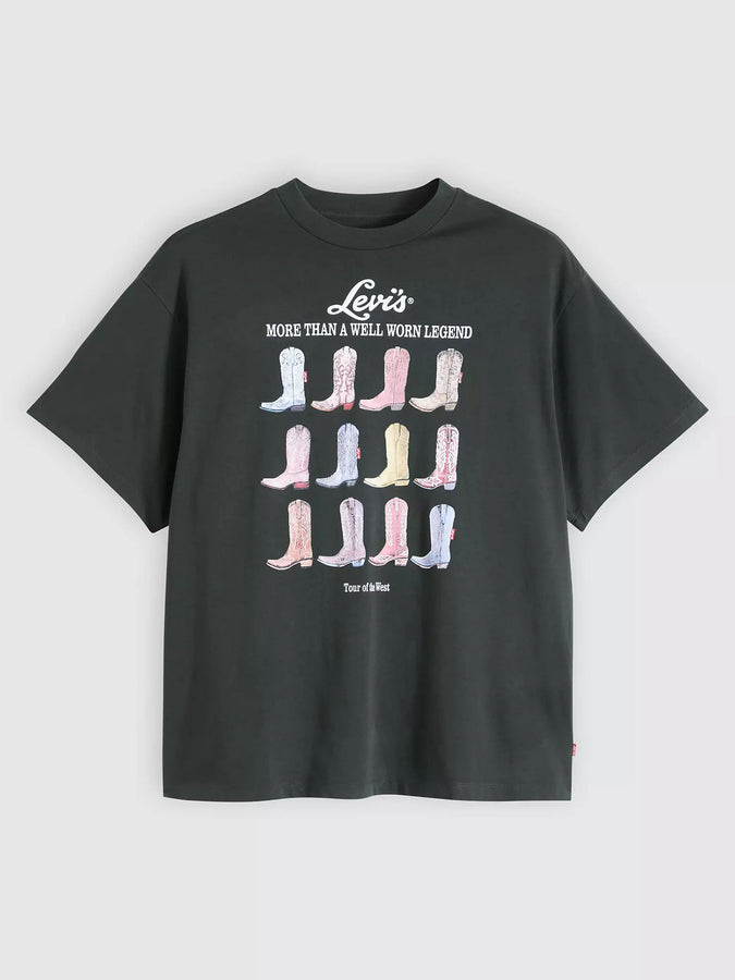 Levis Graphic All The Boots Pirate Black T-Shirt Spring 2026 | PIRATE BLACK (0115)