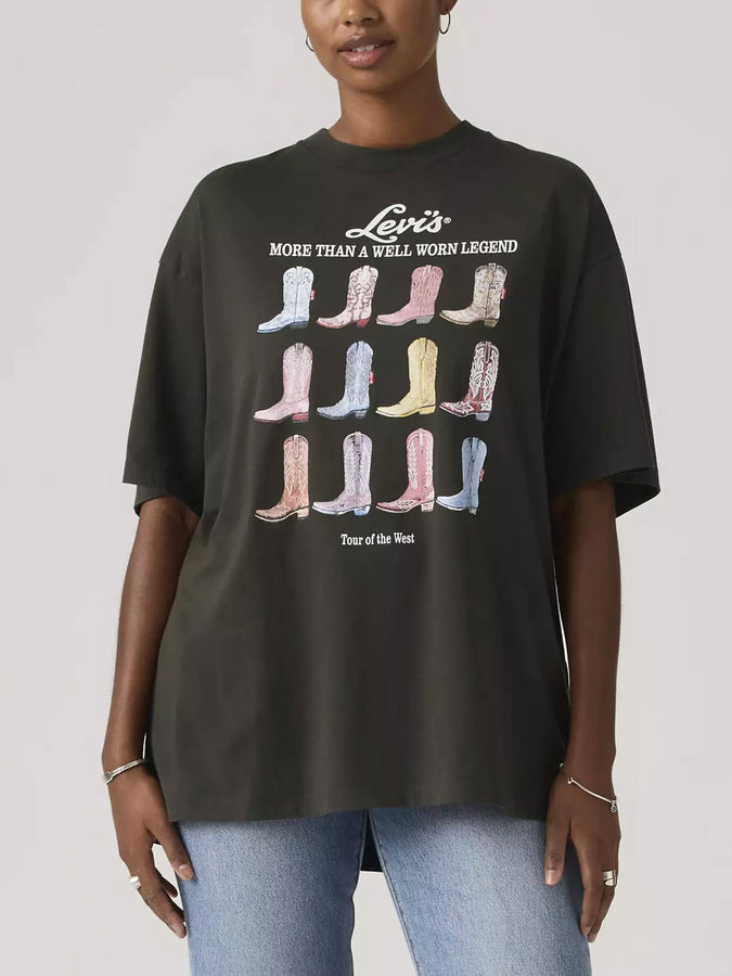 Levis Graphic All The Boots Pirate Black T-Shirt Spring 2026 | PIRATE BLACK (0115)