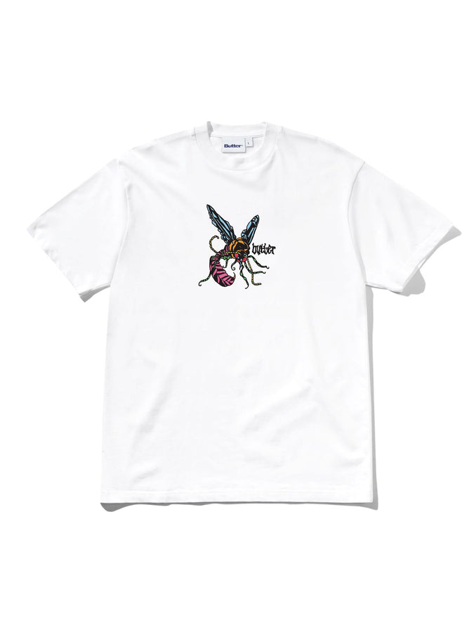 Butter Goods Wasp T-Shirt Spring 2026 | WHITE