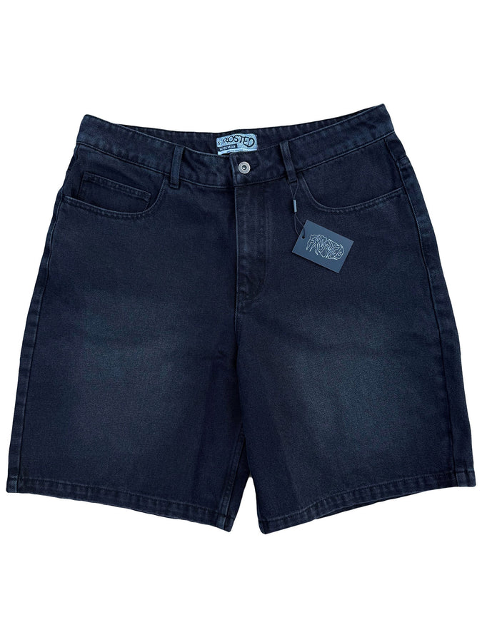 Frosted Wavy Shorts Fall 2026 | SUNFADED BLUE
